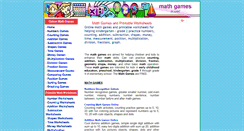 Desktop Screenshot of mathgamesiscool.com