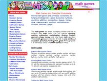 Tablet Screenshot of mathgamesiscool.com